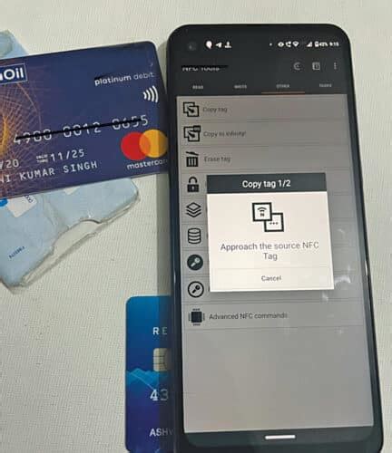 debit card clone nfc|copy rfid card to phone.